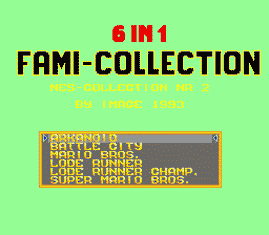 6 in 1 Fami Collection NES Collection Nr 2
